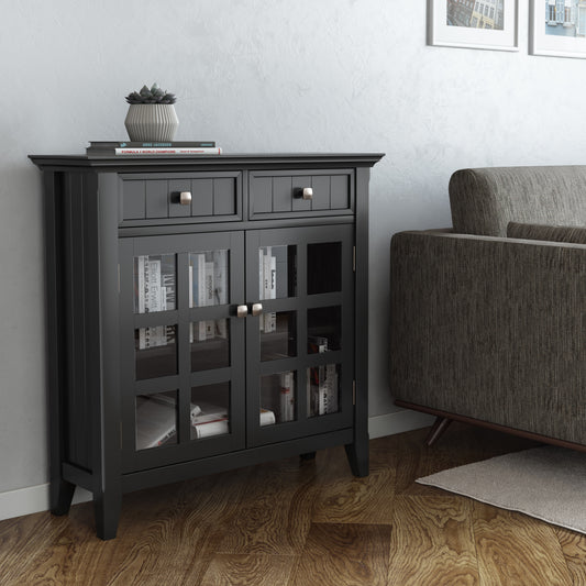 The ModuHaus Acadian Entry Storage Cabinet (Black)