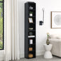 The ModuHaus 8-Tier Media Tower Rack (Black)