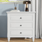 The ModuHaus Three Drawer Nightstand (White)