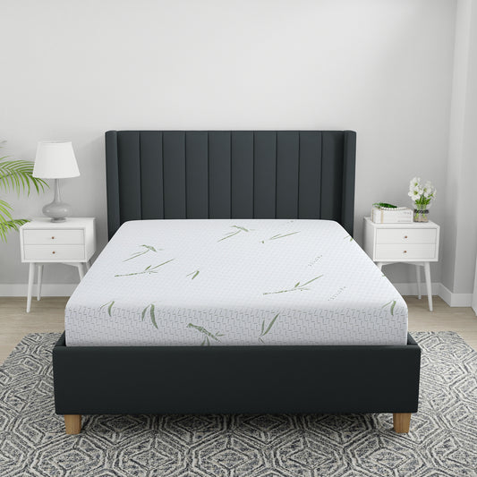 10-Inch Dual Layer Memory Foam Mattress with Bamboo Infused Cover - Queen