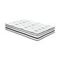 12-inch Full Mattress Highly Breathable Quilted Cover Hybrid Mattress, White