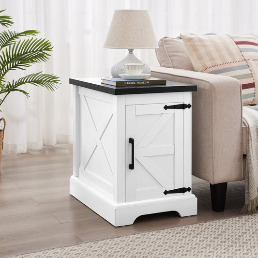 The ModuHaus Farmhouse End Table (White)