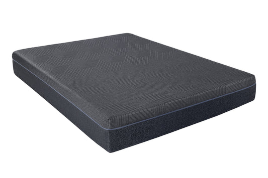11inch Queen Mattress Green Tea Gel-Infused Memory Foam Mattress, Gray