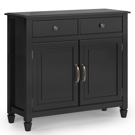 The ModuHaus Connaught Solid Wood Entry Cabinet (Black)