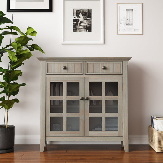 ModuHaus Acadian Entryway Storage Cabinet (Distressed Grey)