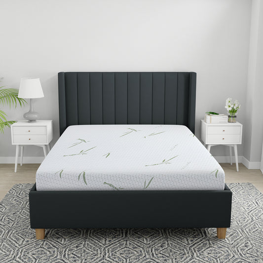 8-Inch Full Dual Layer Memory Foam Mattress with Bamboo Infused Cover