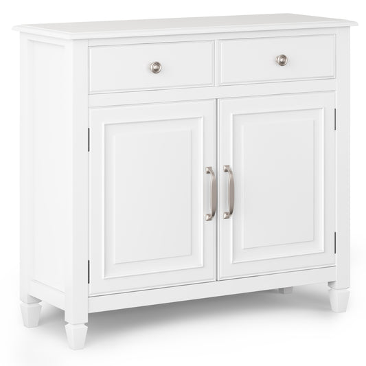 The ModuHaus Connaught Solid Wood Entry Cabinet (White)