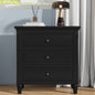 The ModuHaus Three Drawer Nightstand (Black)